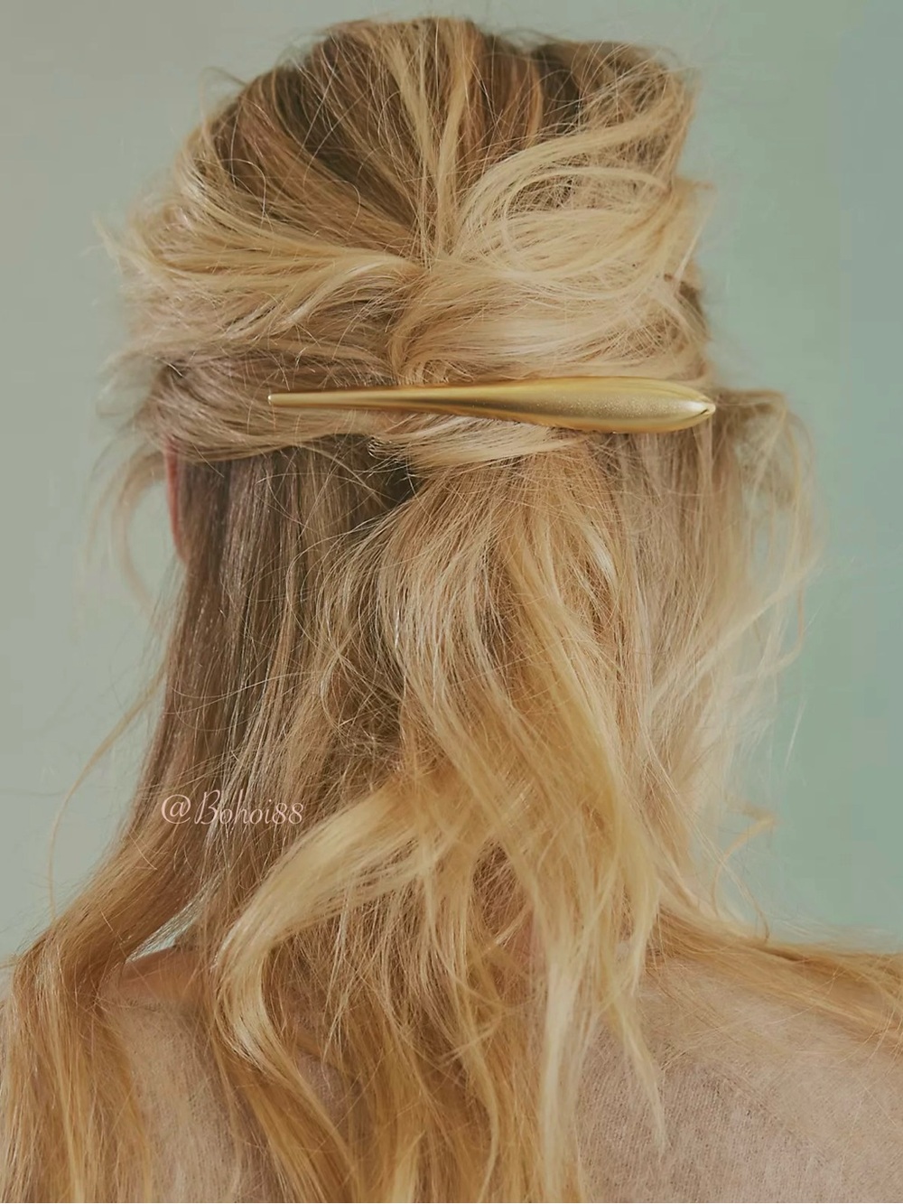 NWT Free People Lou Gold Plated Super Clip Hair Clip